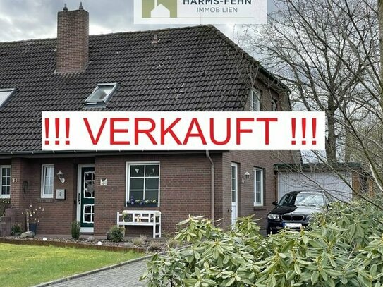 ***VERKAUFT*** *** Suchen Sie ein schönes, gemütliches neues Zuhause? Hier steht eine top gepflegte DHH in Rhauderfehn…