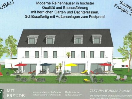 **Moderne Reihenhäuser in höchster Qualität und Bauausführung**