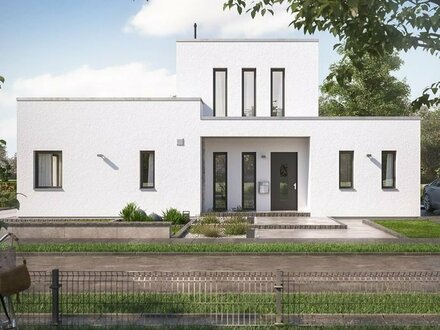 Moderne Flachdachimmobilie mit 50m² Dachterrasse auf 1448 m² Grundstück in Herdecke Ahlenberg