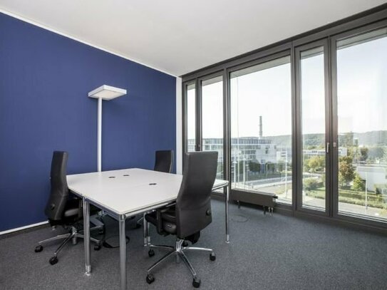 Privater Büroraum ganz auf Ihre individuellen Unternehmensbedürfnisse angepasst in Regus FGS Campus