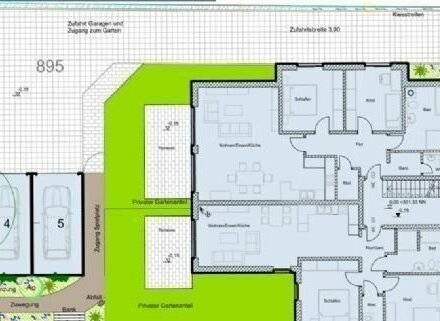 Verkauft! Gartenwohnung im Nürnberger Süden: Klimafreundlich, Top-Ausstattung & KfW- 40 Förderkredit ab 0,42% Zinsen!