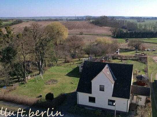 Haus in Gerswalde mit schönem Blick in die uckermärkische Landschaft