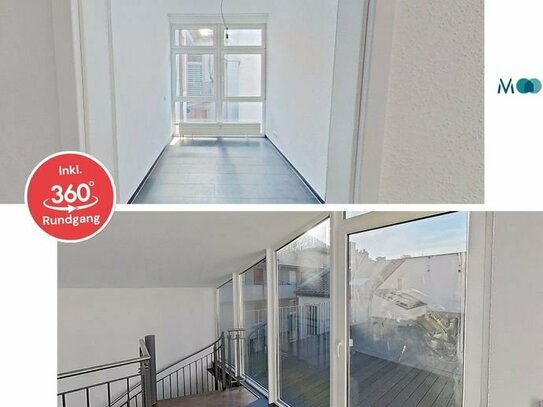 ** WG-Buddys aufgepasst! ** Moderne 5-Zimmer-Wohnung auf zwei Etagen mit Galerie und Dachterrasse im Zentrum von Mannhe…