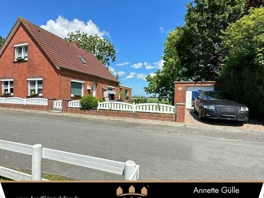 FRISCHE NORDSEELUFT! FAMILIENIDYLL MIT ELW, WOHN-TRAILER UND WEITBLICK IN DER NÄHE VON GREETSIEL