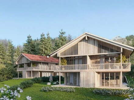 Exklusive Premium Landhaus-Villenhälfte in Bayrischzell - Beeindruckender Bergpanoramablick - A+