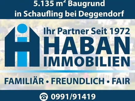 5.135 m² Baugrund in Schaufling nähe Deggendorf