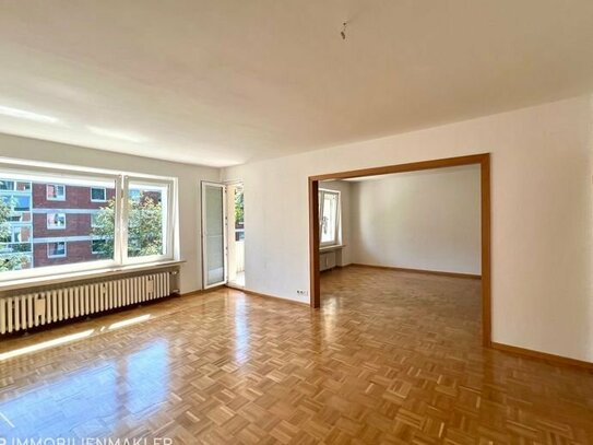 Renovierte 3,5 Zimmer Wohnung mit 2 Balkonen und Garage in Döhren