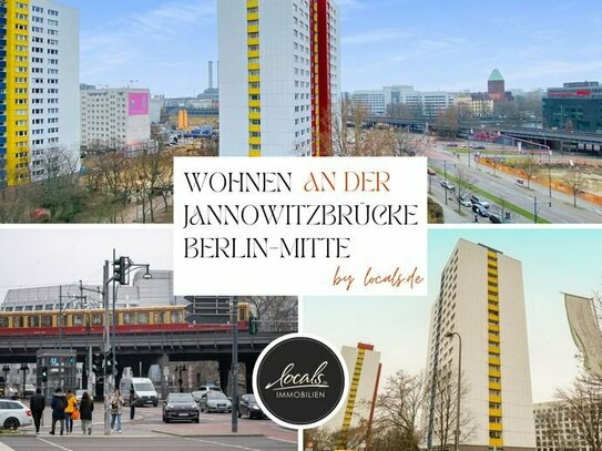 Vermietete 3-Zi-Wohnung mit wunderbarem Ausblick - direkt an der Jannowitzbrücke im Herzen Berlins!