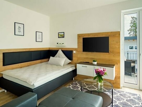 Exklusives 1-Zimmer-Penthouse-Apartment, vollständig möbliert & ausgestattet - Bad Nauheim *Erstbezug*