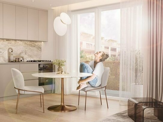 Flexibles 2-Zimmer-Apartment mit Loftcharakter & großem Süd-West-Balkon