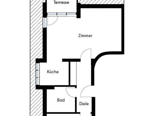 Bezugsfreie 2 Zimmer mit Garten/ Terrasse & Provisionsfrei