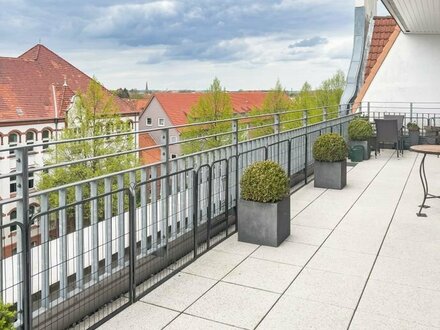 Penthouse über den Dächern von Lübeck