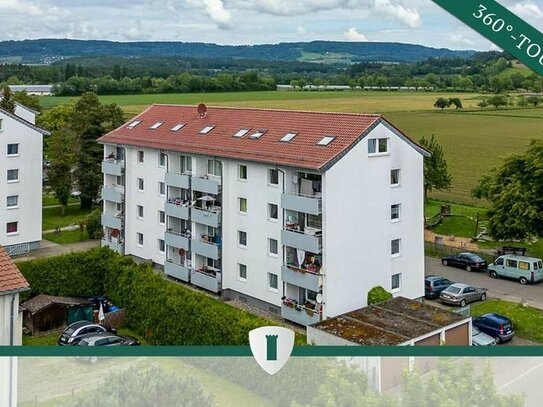 Bezugsfreie, renovierte 2,5-Zi.-Wohnung mit Balkon in ruhiger Lage von Salem/ Mimmenhausen