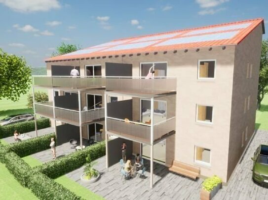 Neubau Burgoberbach 2-Zimmer 67m² Whg D2 mit Garten