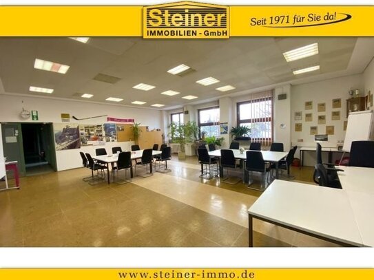 Büro/Seminar/Praxis-Räume bis 242 m² im 2. OG u. EG ca.383 m², LIFT, WC-Anlage, Stellplätze