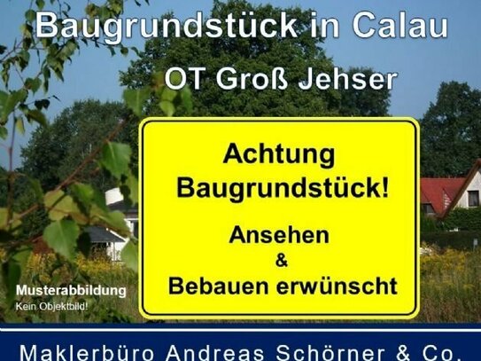 Baugrundstück zwischen Calau und Luckau - OT Groß Jehser