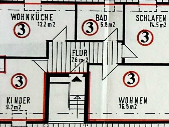 4 Z-DG Wohnung, neu renoviert/saniert, ab 01.06.24