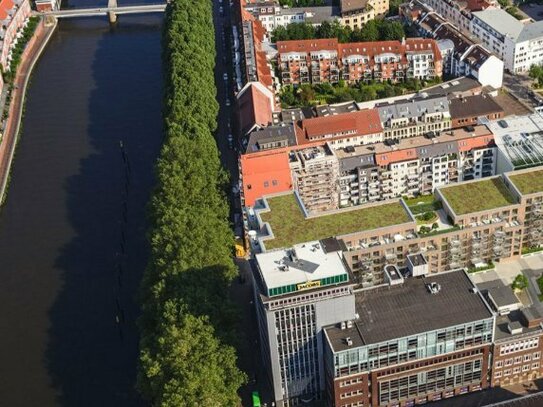 Mitten im Herzen Bremen, wohnen am Wasser - Weserhöfen