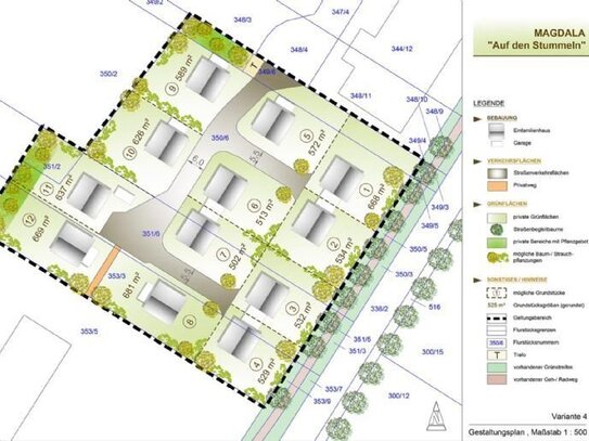 Baugrundstücke ab 180,00 €/m² - Schöner Wohnen bei Jena in Magdala