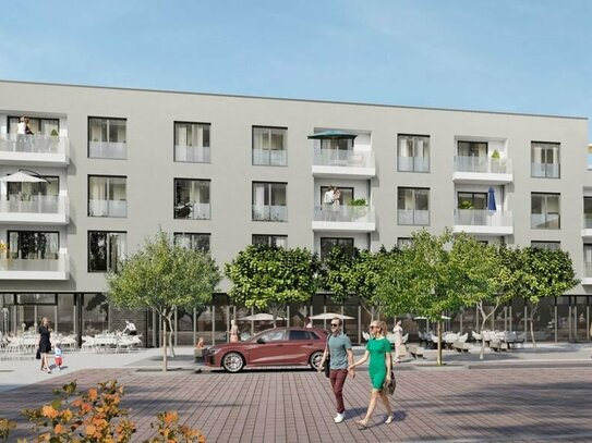 NEUBAU BETREUTES WOHNEN: Moderne 2-Zimmerwohnung in bester Lage von Linkenheim-Hoch!