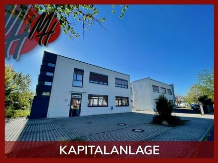 KAPITALANLAGE - Grundstück (4.100 m²) mit Lager-/Fertigung (2.350 m²) & Büro-/Service (1.150 m²)