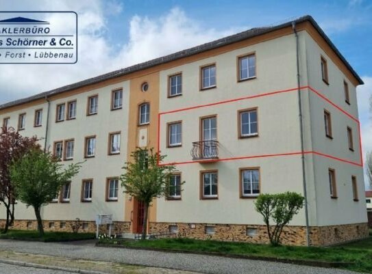 Kleine Eigentumswohnung in Finsterwalde mit Balkon & Kellerraum