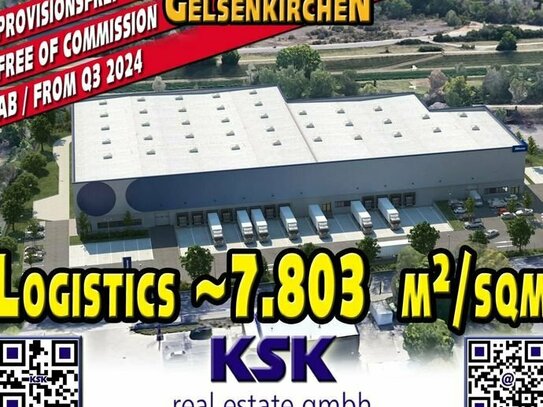 Neubau einer Logistikimmobilie • ~7.803 m²/sqm • New construction of a logistics property
