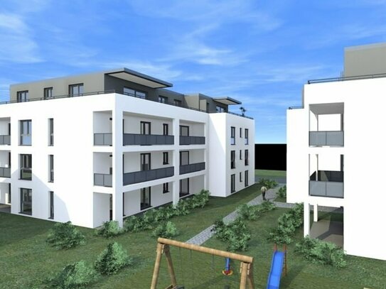 Neubau* Raumerlebnis - Was gute Architektur auszeichnet. Helle 3-Zimmer Wohnung mit Balkon und Lift.