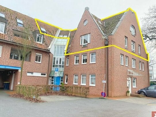 Büro-/Praxisräume über 2 Etagen im Zentrum von Meppen zu vermieten