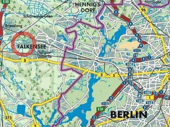 IMMOBERLIN.DE - Naturverbundenes Baugrundstück in angenehmer Lage bei Berlin