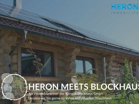 KBH & HERON - Nur für Grundstückbesitzer! - Projektiertes kanadisches Blockhaus.