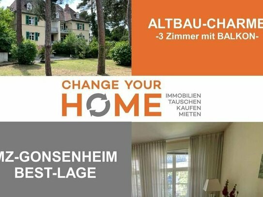 CHARMANTE ETAGENWOHNUNG ::: BEST-LAGE in MZ-GONSENHEIM