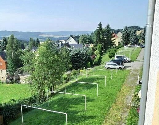 Elterlein/traumhafter Erzgebirgsblick/top renovierte sonnige 2-Zi.Neubauwhg./Hochparterre/Balkon/Bad mit Fenster/Kamino…