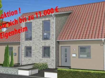 Neubau in Stelle einer Doppelhaushälfte nach KFW 55 EE Standard