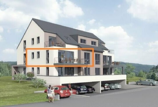 Wasserbilligerbrück: Neuer Preis + Grenznahes Wohnen im repräsentativen Neubau + WE03 mit 100,87 m² Wfl. + 3 Zimmer und…