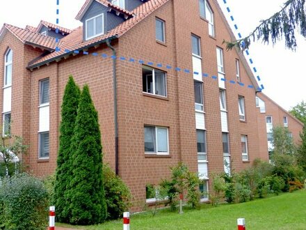 Maisonette mit Loggia / sonniger Blick ins Grüne