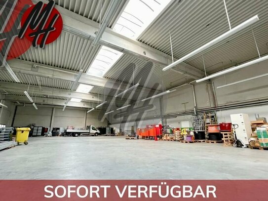 SCHNELL VERFÜGBAR - Lager-/Produktion (1.200 m²) & Büro-/Sozial (200 m²)