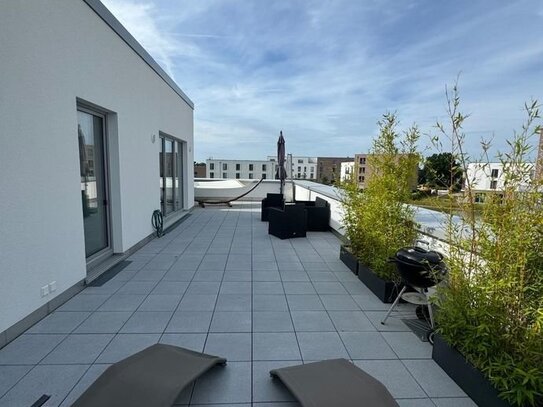 Penthouse-Wohnung mit ca 60qm großer Dachterrasse!