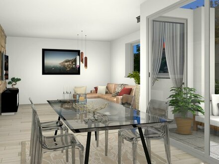 Top geschnitte 2-Zimmer-Wohnung im EG mit Terrasse und Garten