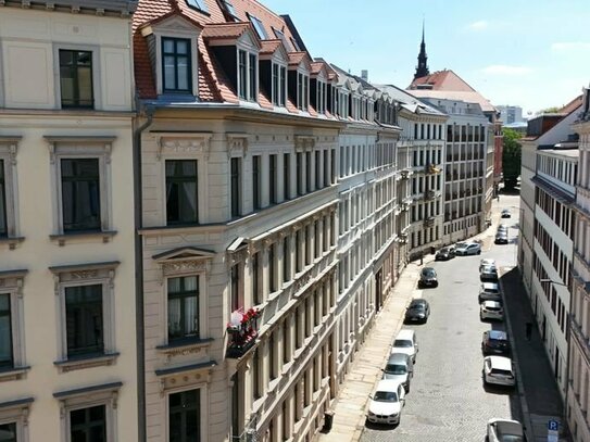 Wohntraum im Herzen von Leipzig: Vermietete 3-Zi-ETW mit Balkon & Aufzug