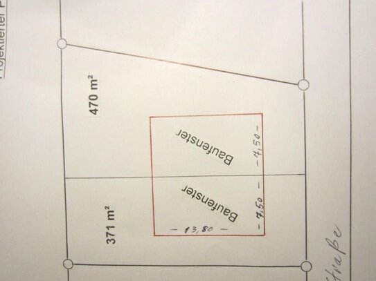 2 Bauplätze für DHH je 7,50m x 13,80m