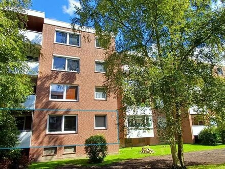 *PROVISIONSFREI* Wohnung im Hochparterre mit Balkon und Garage in Emden Borssum