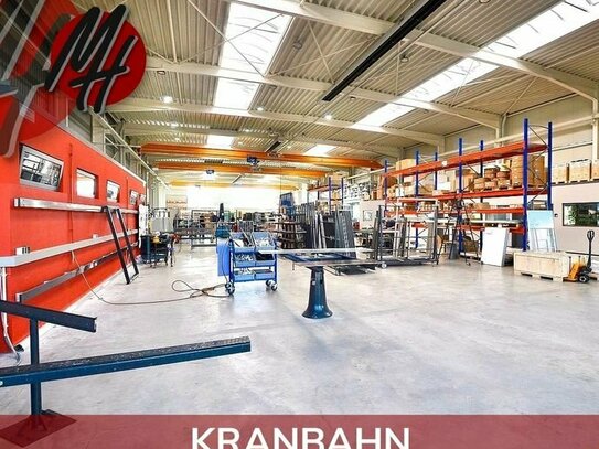 Kranbahn 5 t - Lager-/Produktion (500 m²) & Büro-/Sozial (150 m²)