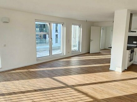 Exklusives Penthouse im Hochweg 55 // Erstbezug im hochwertigen Neubau mit Einbauküche (KFW-Effizienzhaus 55-EE) // Dac…