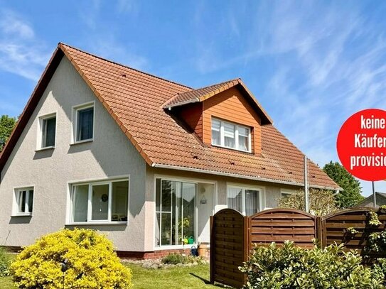 HORN IMMOBILIEN + sehr schönes Haus mit gepflegtem Grundstück in ruhiger Lage in Strasburg (Uckerm.)