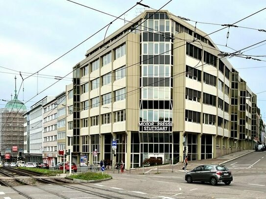 Bekanntes,werbewirksames Bürogebäude in Stuttgart-Mitte 530-3.850qm