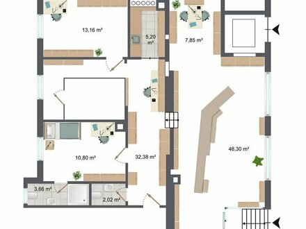 Ansprechendes Ladenbüro/Gewerbe- u. Praxisräume in zentraler Offenburg-Oststadtlage zu vermieten!