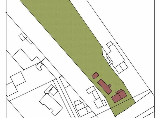 BRAVOUR IMMOBILIEN: Grundstück ca. 907 m², derzeitige Bebauung ca. 300 m², weitere ca. 2747 m² Garten