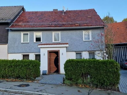 Fachwerkfans aufgepasst - Handwerkerhaus mit Scheune und beschaulichem Garten mit Blick ins Grüne