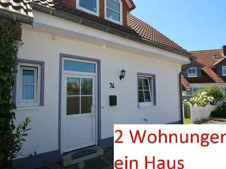 2 Wohnungen in einem Haus -Strandnähe